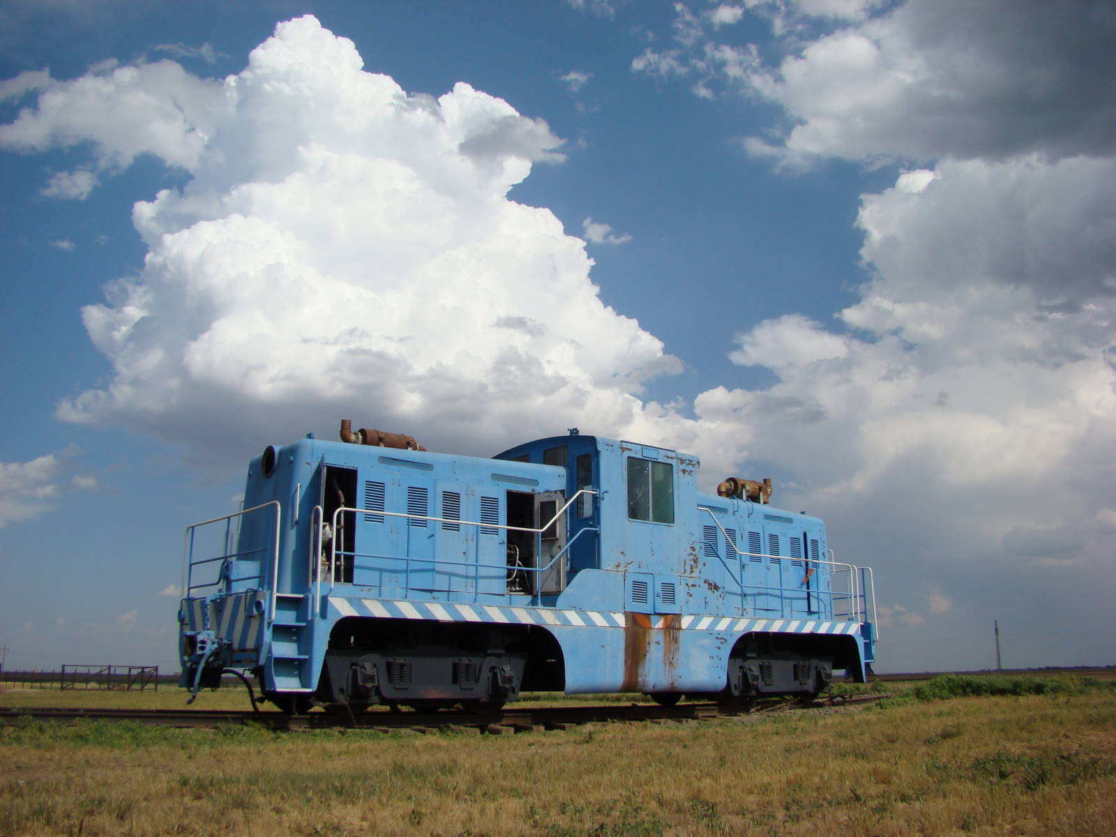 Blue loco