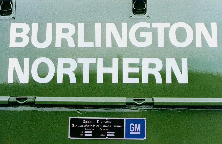 BN 7200 builders plate