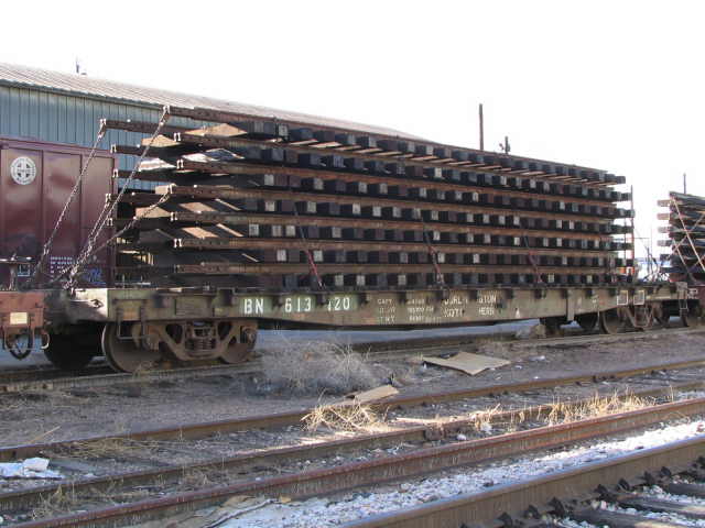 BN FLATCAR 613120