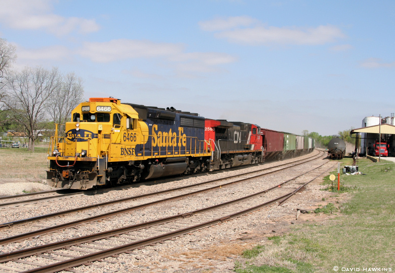 BNSF 6466 - Ravia OK