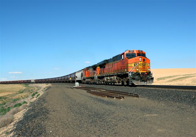 BNSF 7651 at Beatrice, WA