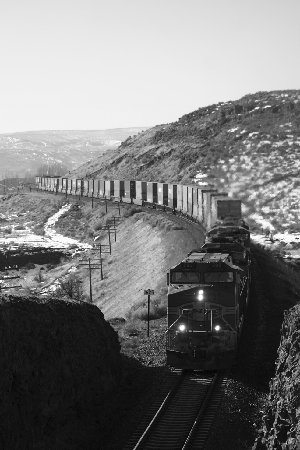BNSF #795 East at Trinidad, Washington