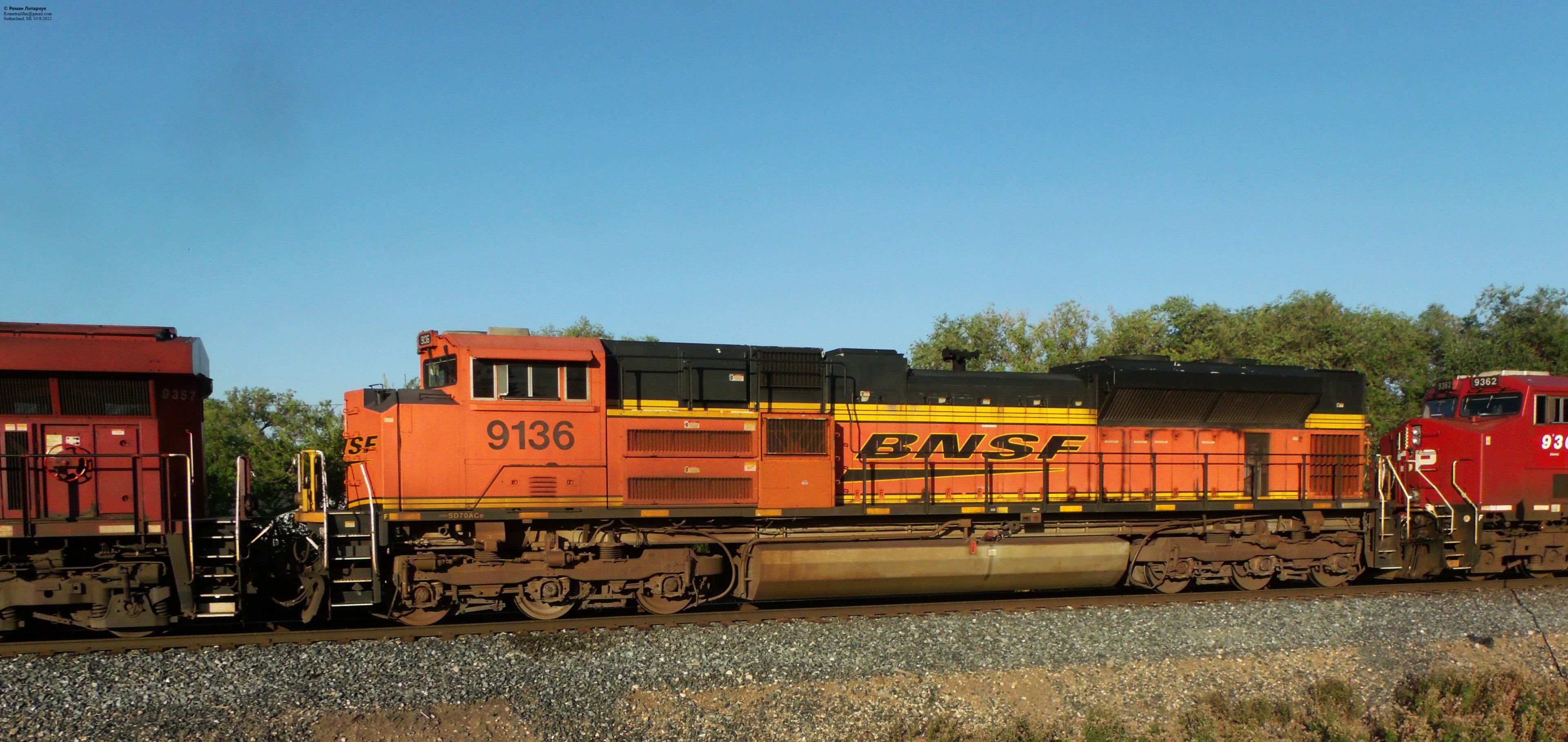 BNSF 9136 SD70ACE
