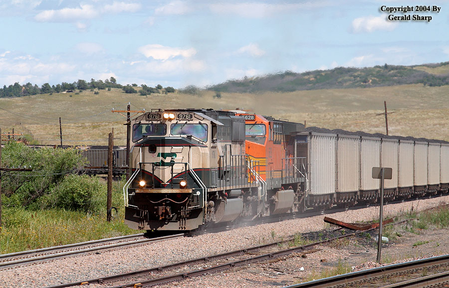 BNSF 9761 South At Palmer Lake