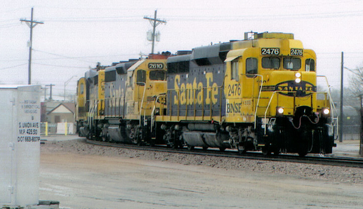 BNSF and the rain
