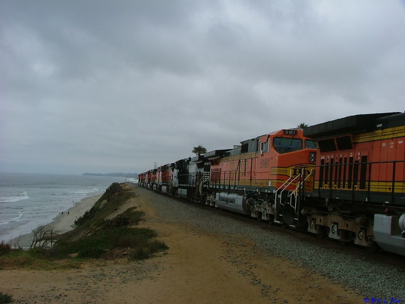 BNSF Daytime San Diego Freight