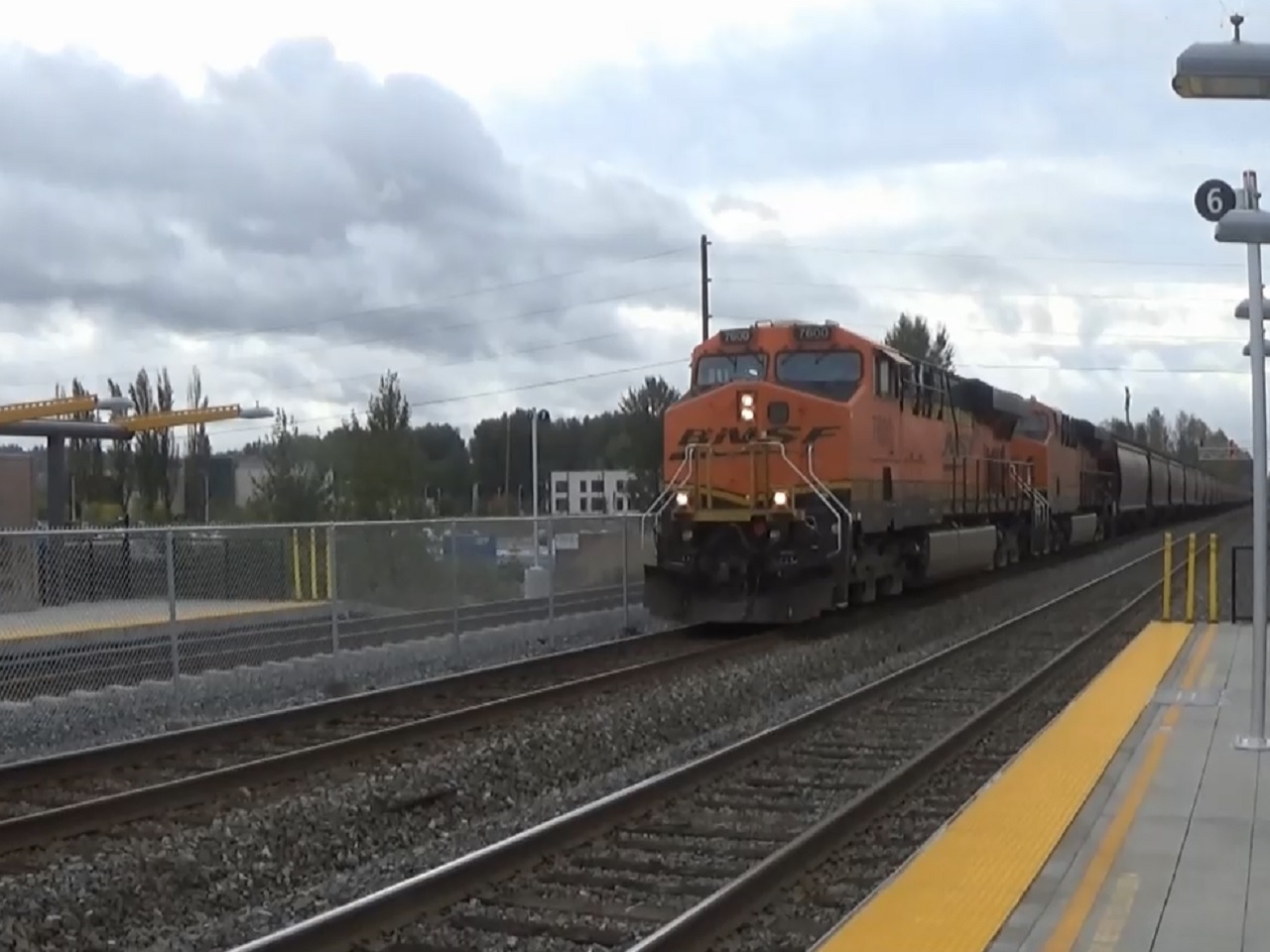 BNSF Freight Train At Tukwila