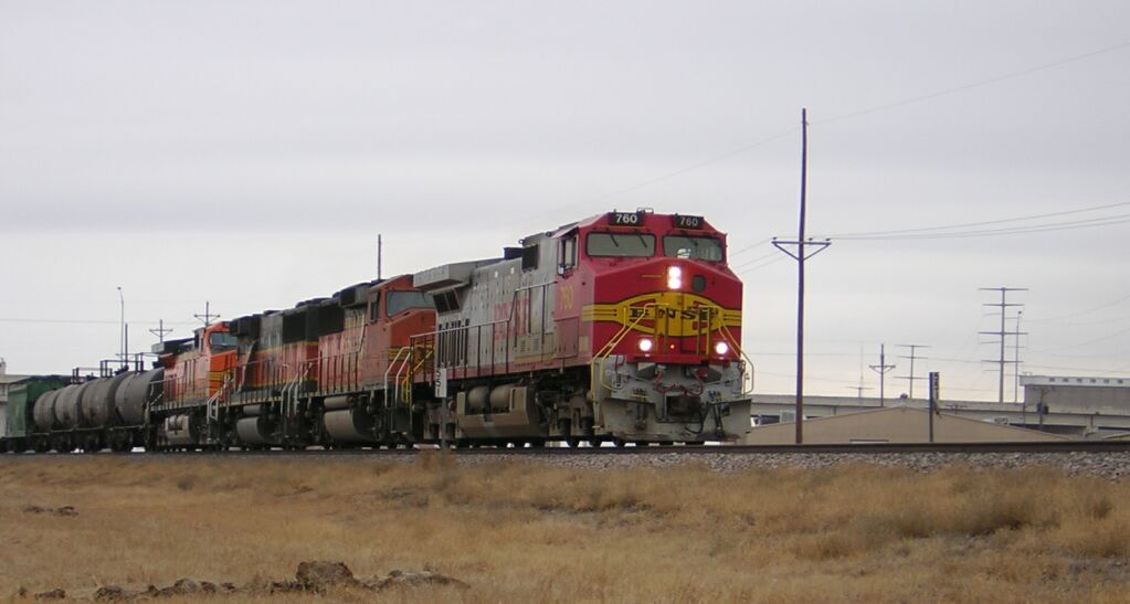 BNSF manifest at Amarillo