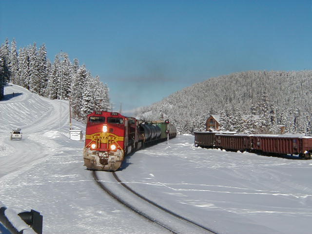 BNSF SF 701 at  Winter Park Ski Area