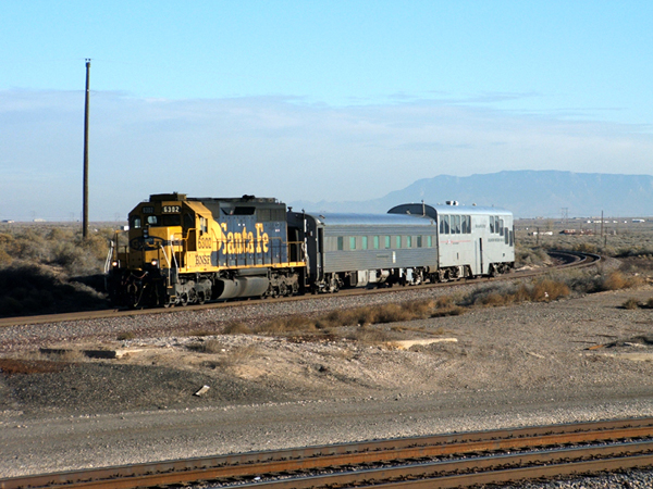 BNSF Test Train at Dalies NM