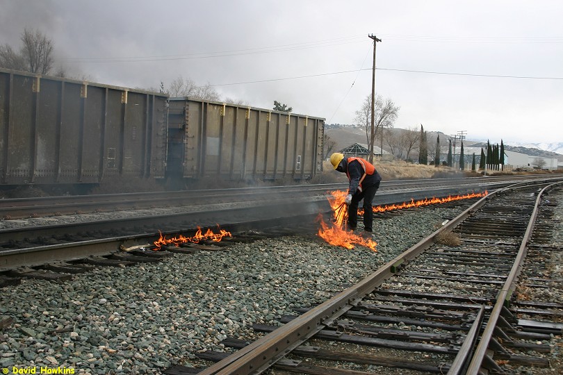 Burning the rope