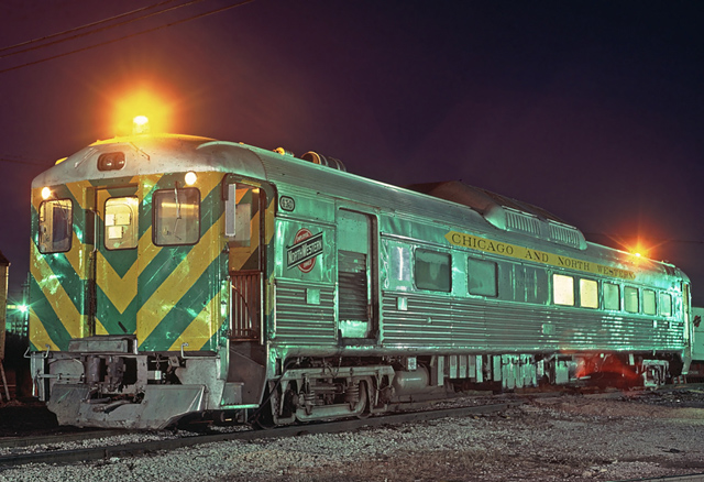 C&NW's track inspection car - ex RDC