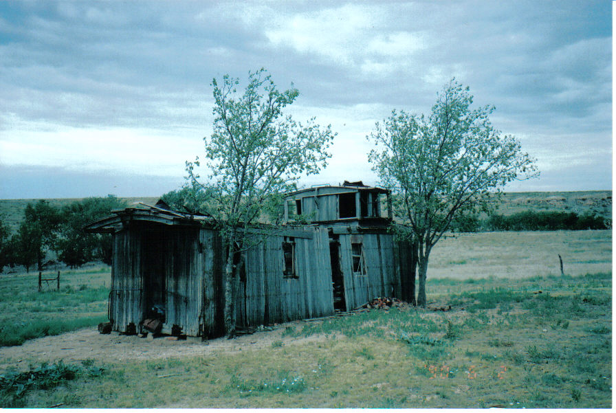 CABOOSE IN FIELD