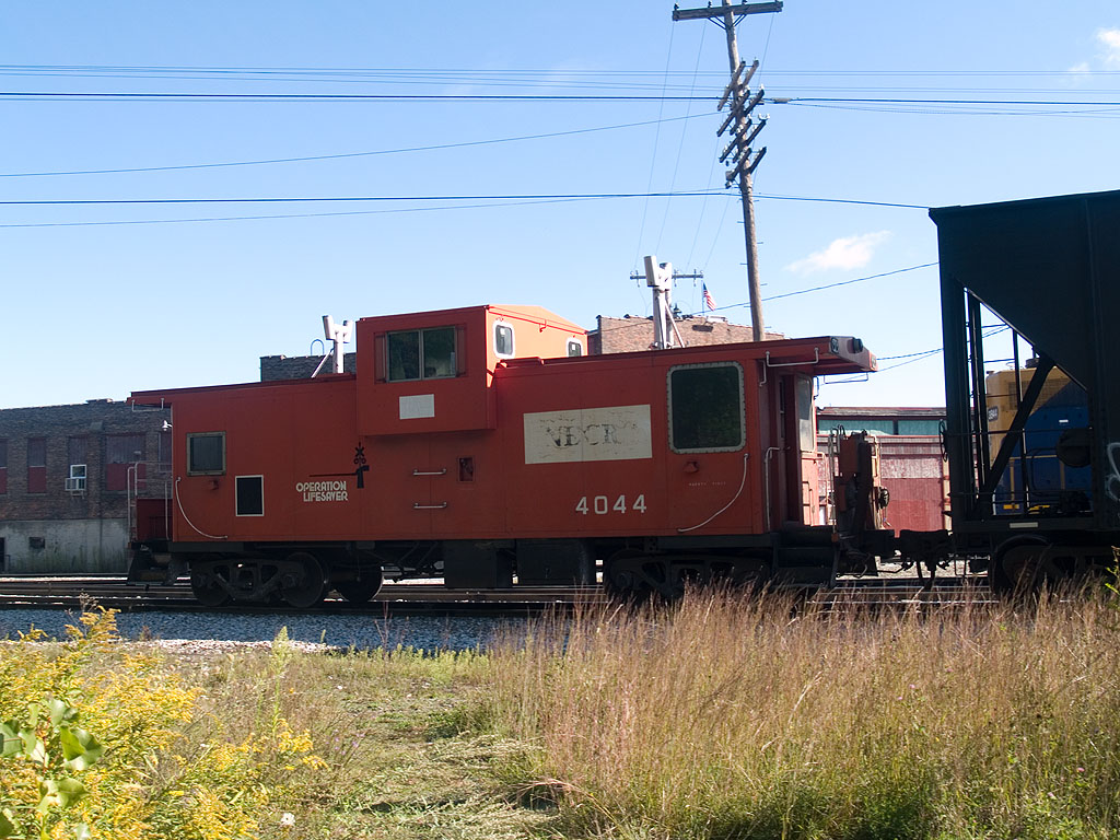 Caboose on the move