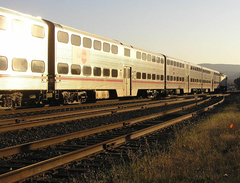 CalTrain Pushin' Towards San Francisco