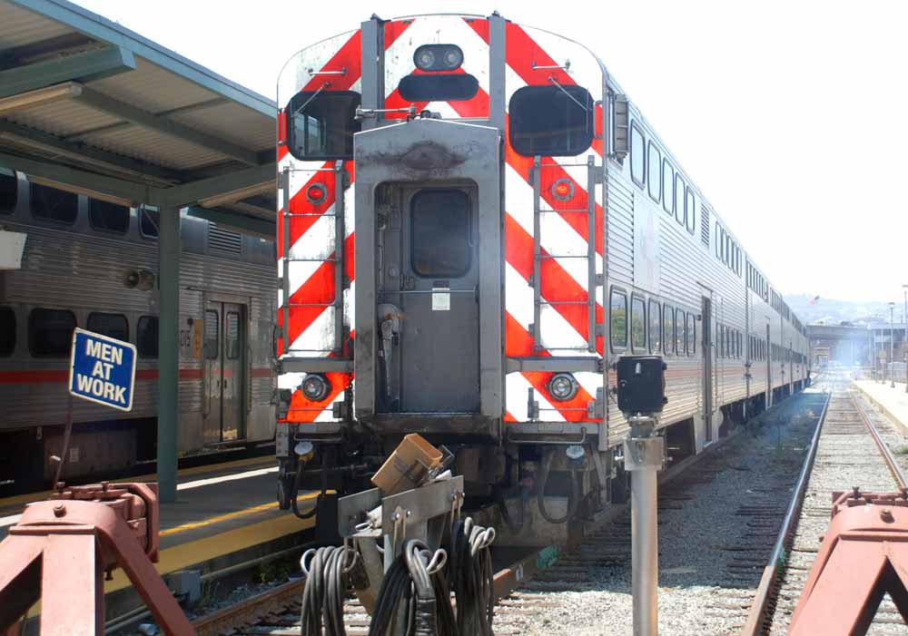 CALTRAINS... FROM THE REAR