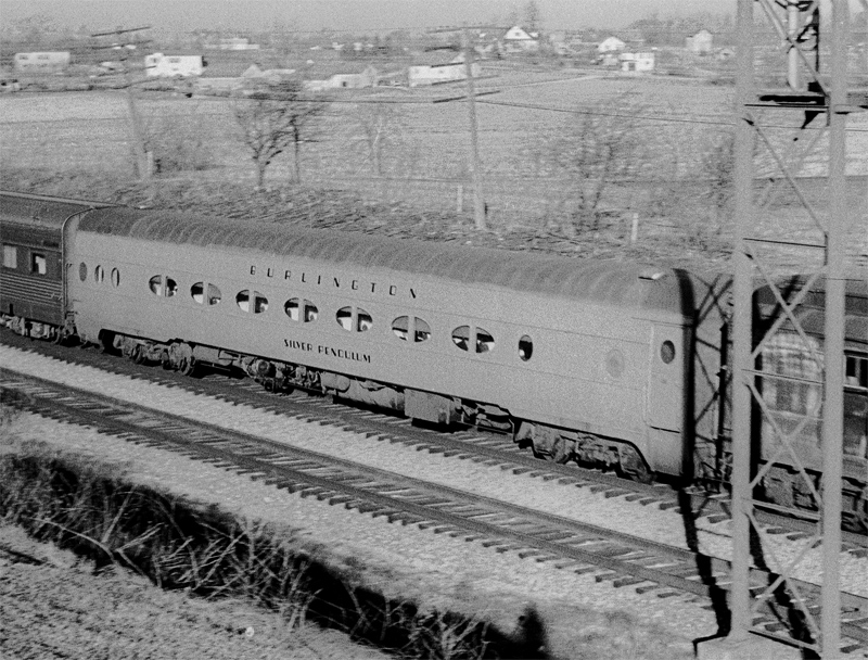 CB&Q #6000 , Naperville, IL, April 20, 1963, photo by Chuck Zeiler