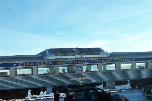 Charlie Russel Chew Choo car