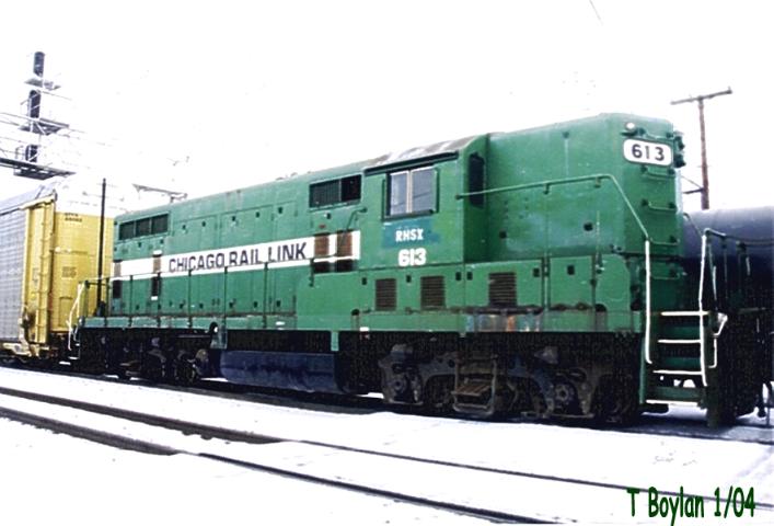 Chicago Rail Link RHSX # 613 GP7