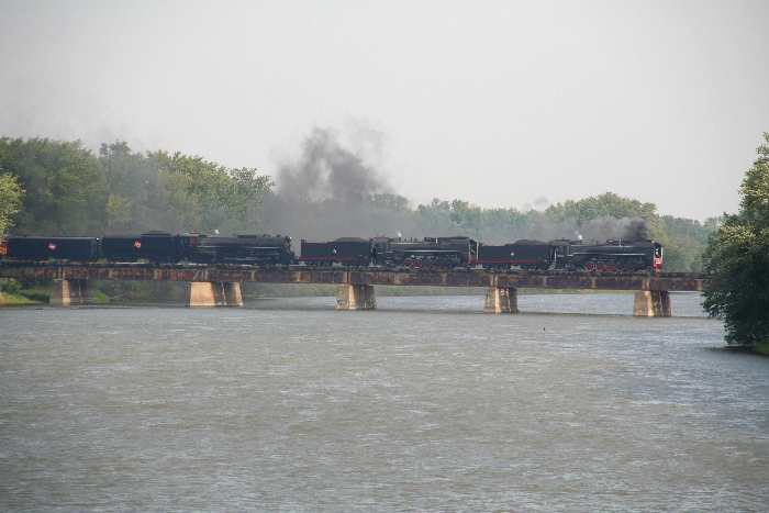 Chinese Steam Milwaukee Road #261 Tripleheader