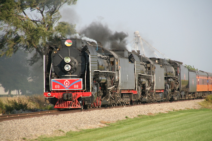 Chinese Steam Milwaukee Road #261 Tripleheader