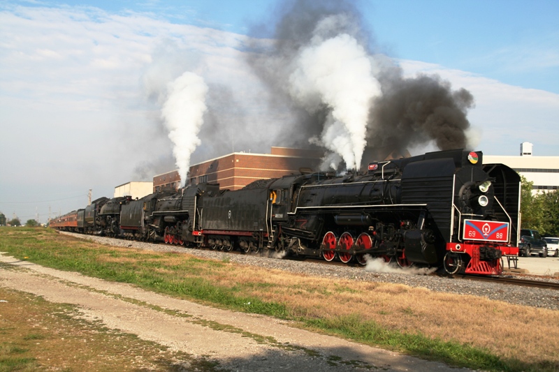 Chinese Steam Milwaukee Road #261 Tripleheader