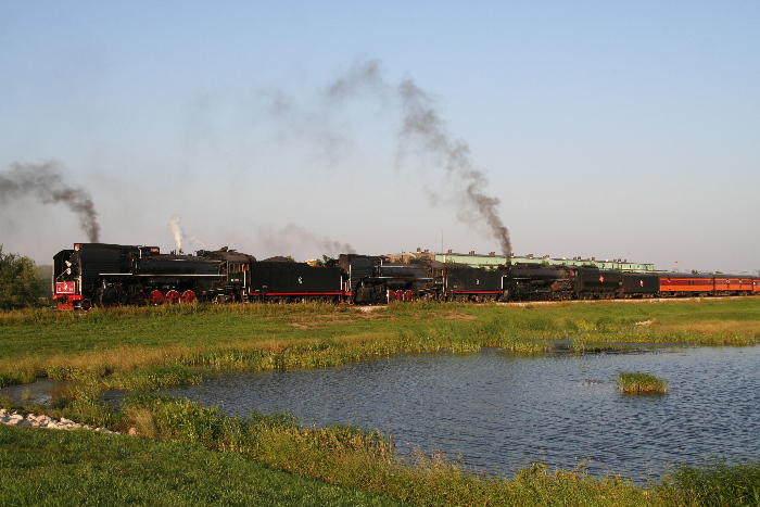 Chinese Steam Milwaukee Road #261 Tripleheader