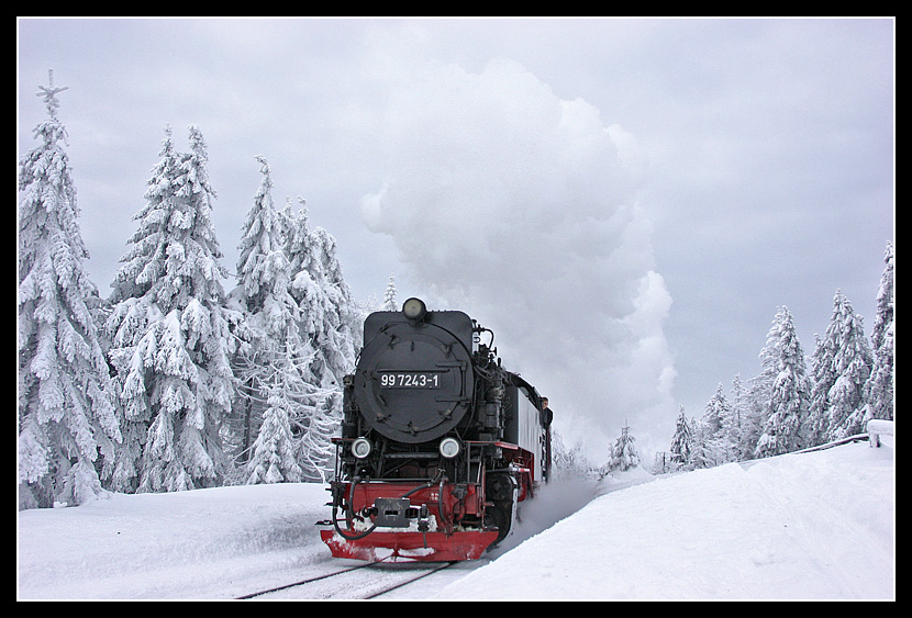Climbing through 1.5 m Snow