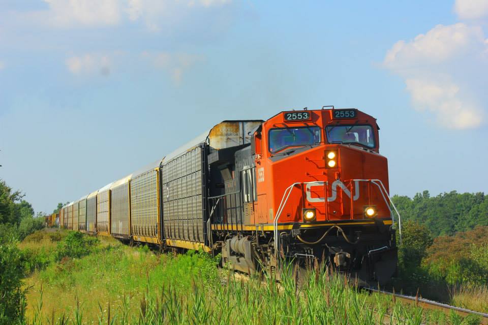 CN 563 on a Hot Day
