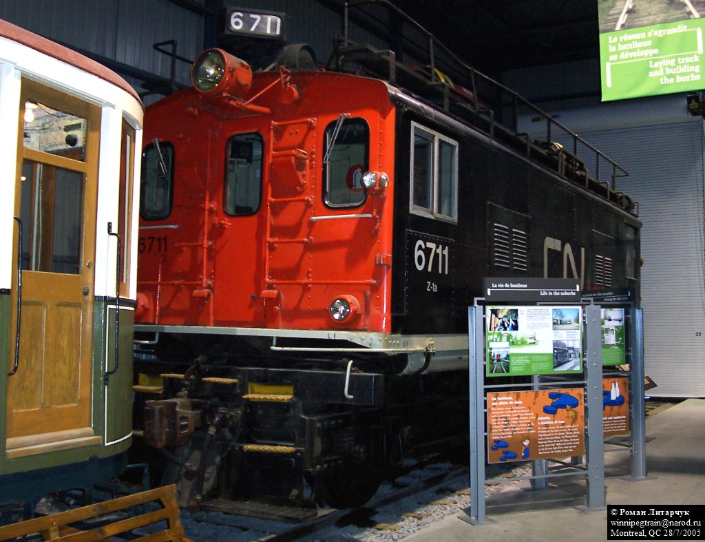 CN 6711 GE Boxcab