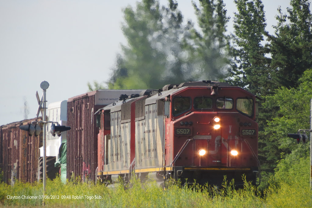 CN at Roblin, MB.