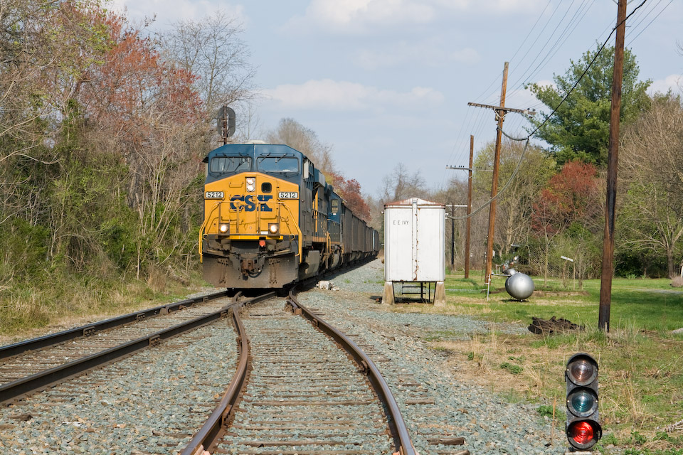 Coal Empties Climb the Blue Ridge