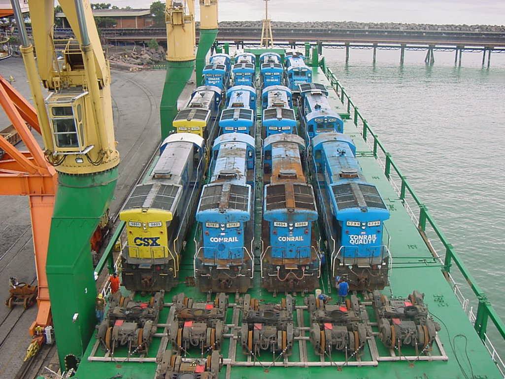Conrail B36-7 in Brazil