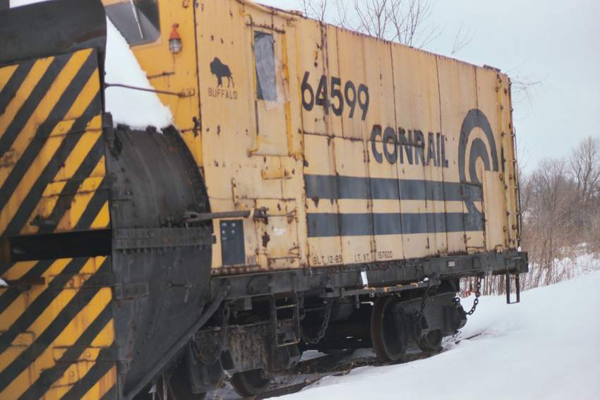 Conrail rotary snow plow