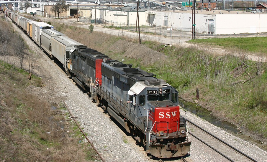 Cottonbelt 9701 at Ft Worth TX