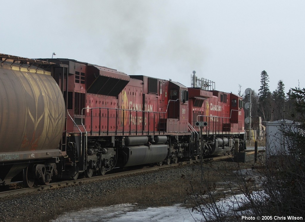 CP #322 departing