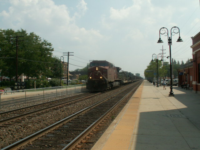 CP AC44 on a Work Train