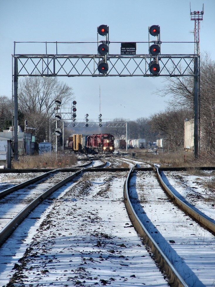 CP255 Clear On The Approach To West Toronto