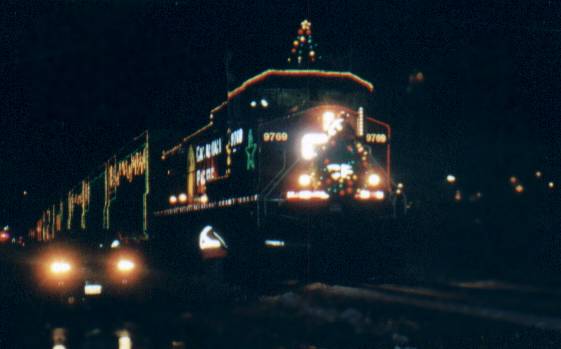 CPR Holiday train live from Brandon