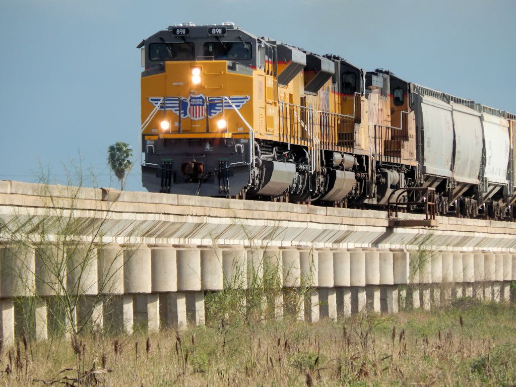 Crossing the North Flood Channel