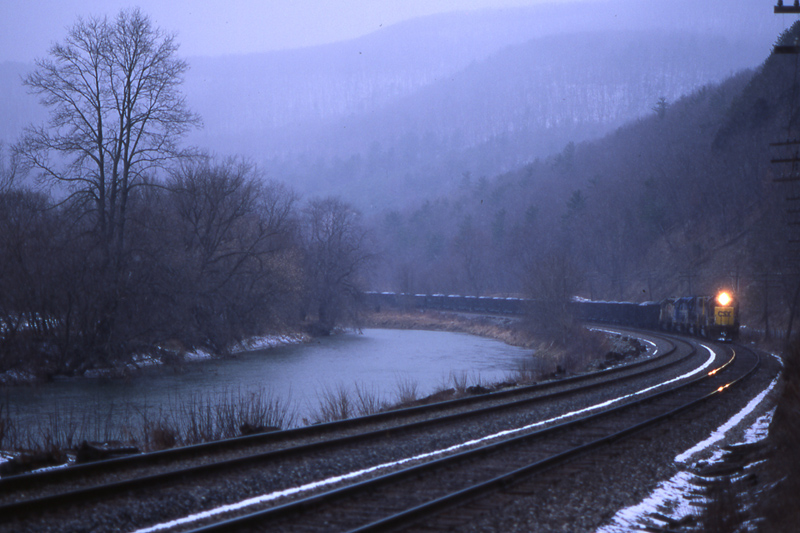 CSX coal train Adrian NY