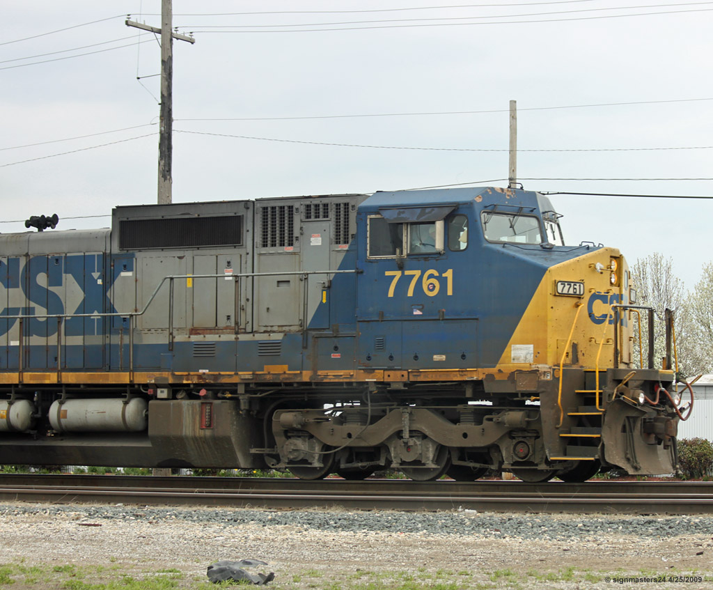 CSX east auto rack Dolton, IL