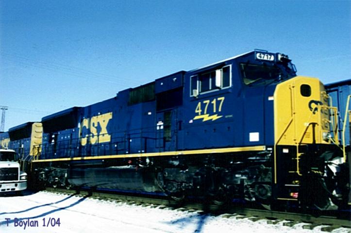 CSX SD70AC 4717