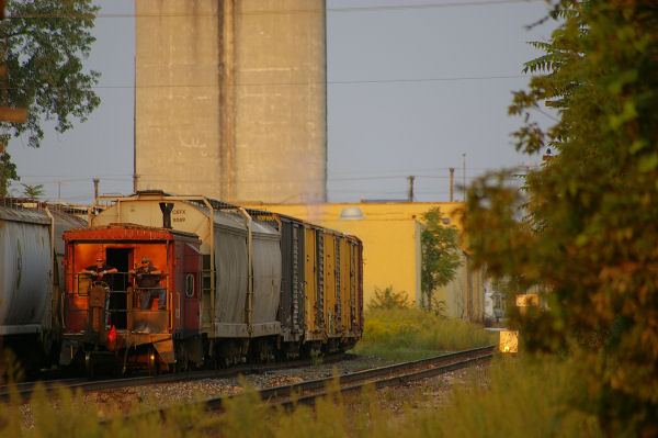 CSX yard caboose Marion Ohio