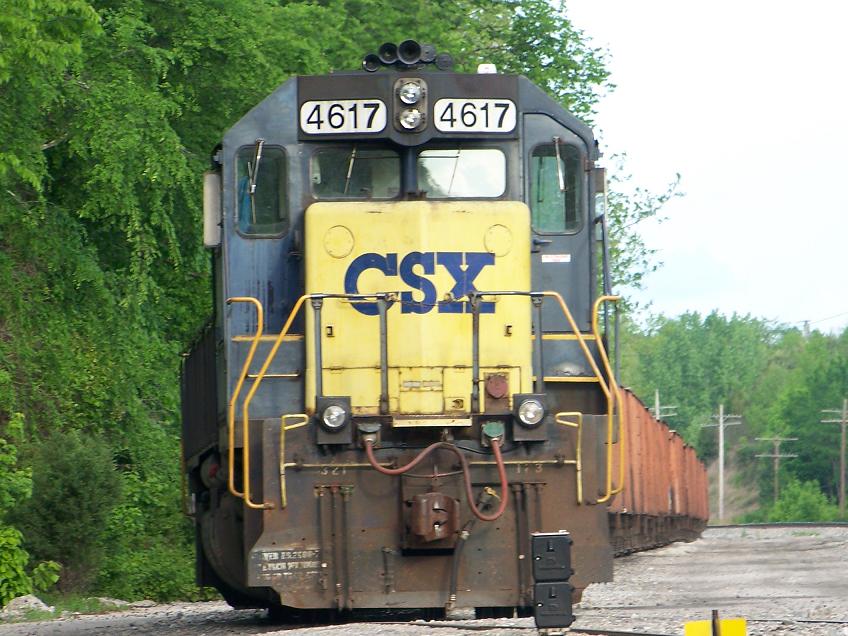 CSXT 4617, C&O paint