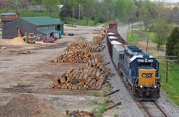 CSXT J781 in Salem,IN