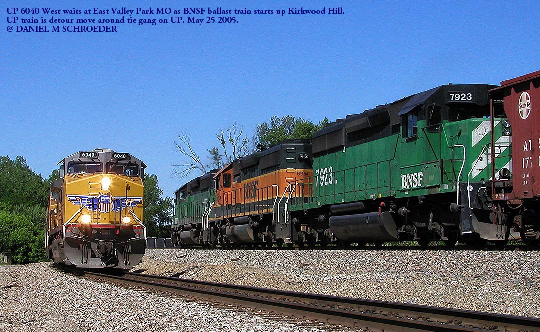 Detour over BNSF Cuba Sub