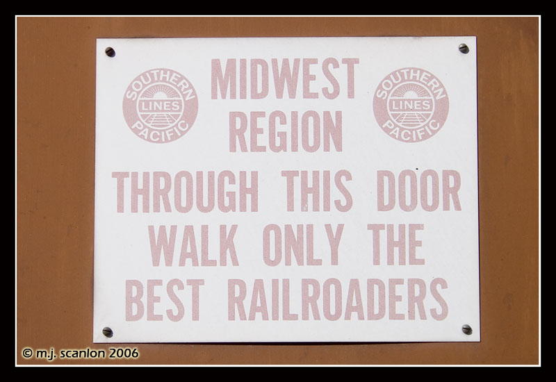 Door Sign - M.J. Scanlon