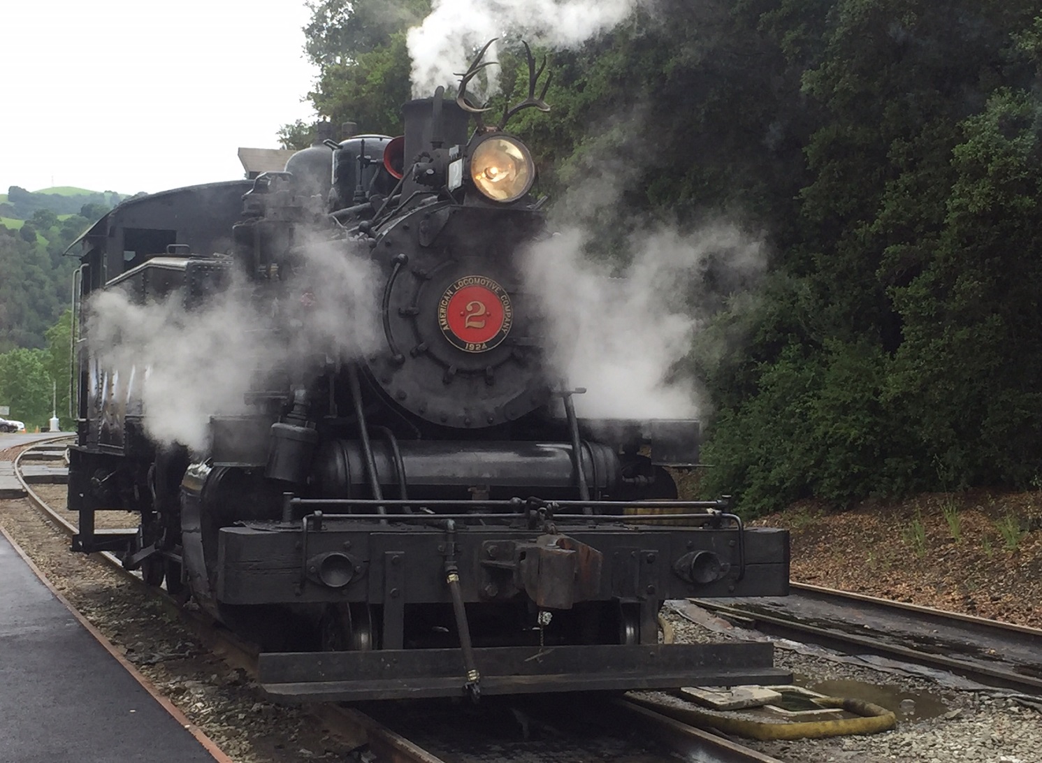 Double Steam Day On Niles Canyon Railway