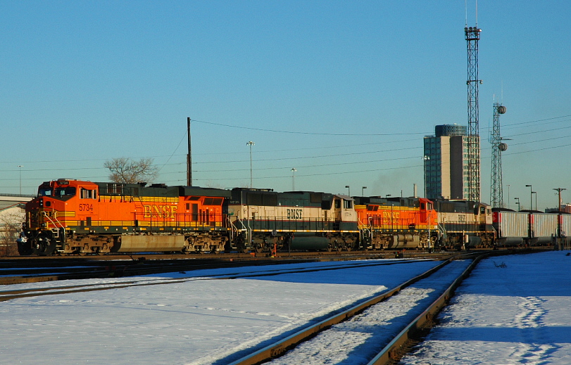 Early morning coal drag